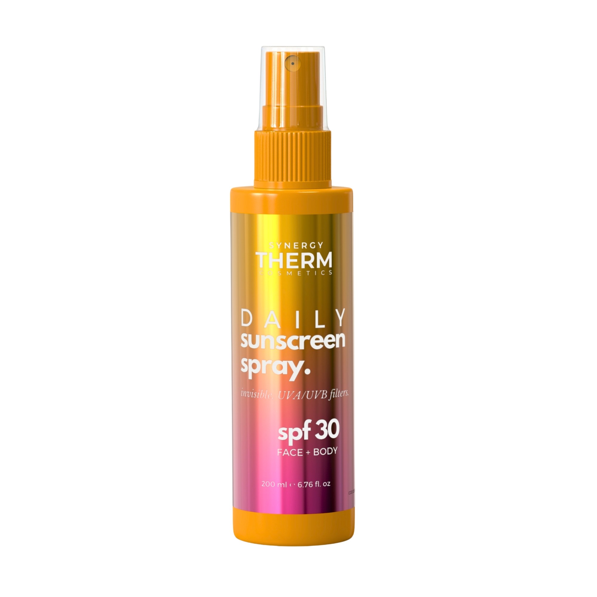 Daily Sunscreen spray SPF30 x 200ml, Synergy Therm