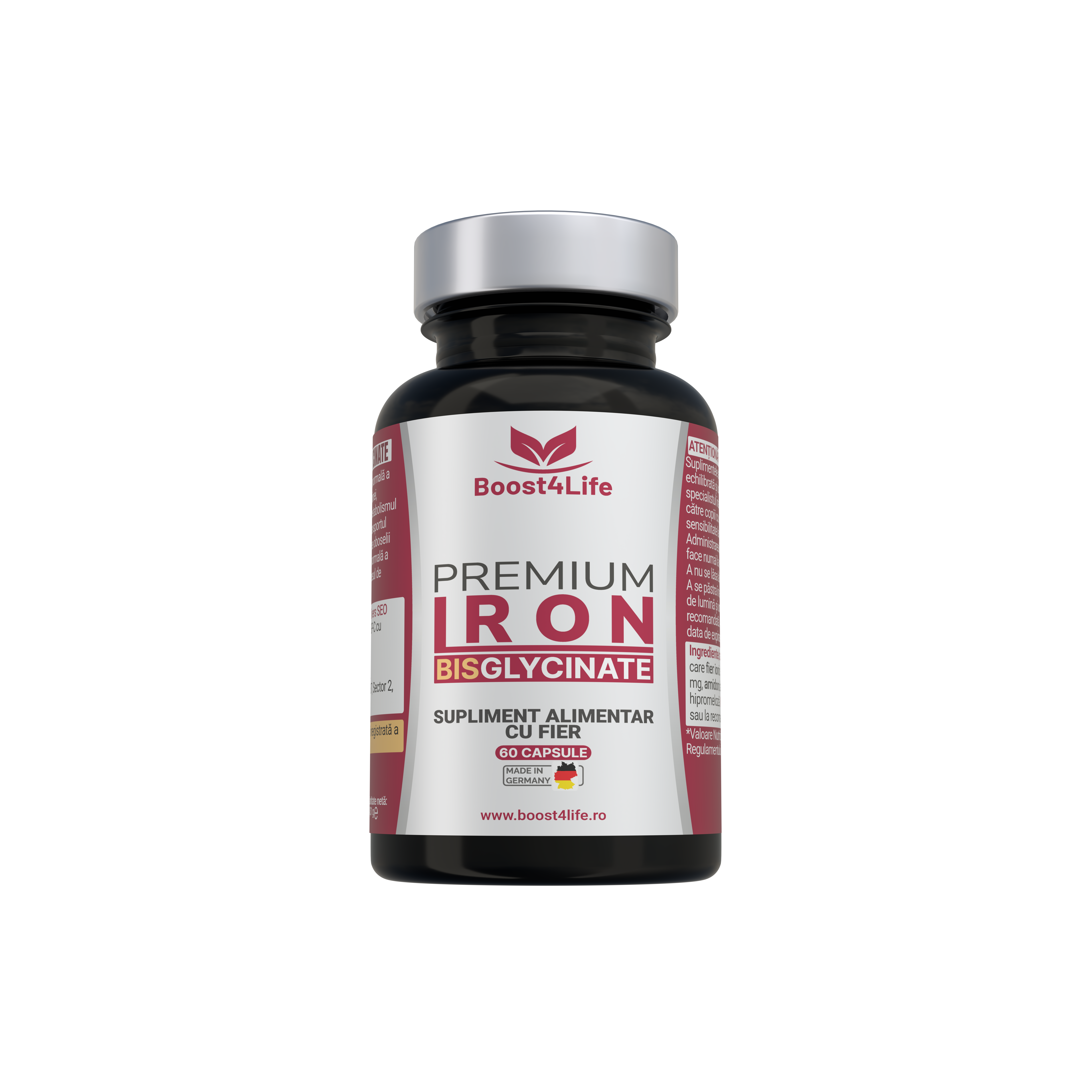 Boost4Life Fier Bisglicinat Premium 71,8mg x 60cps