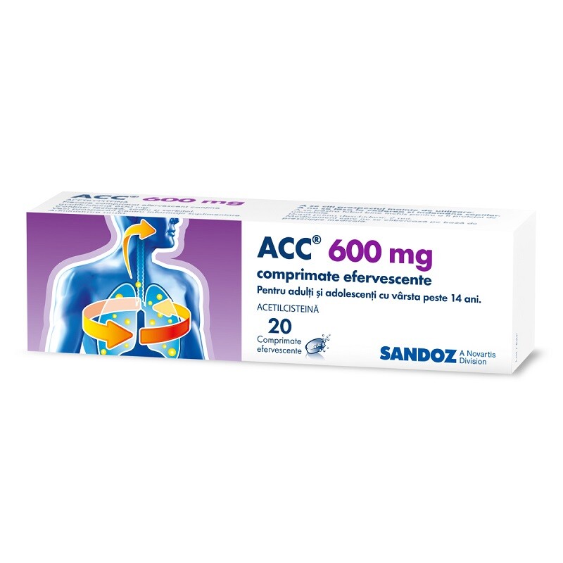 Acc 600mg x 20 cp efervescente