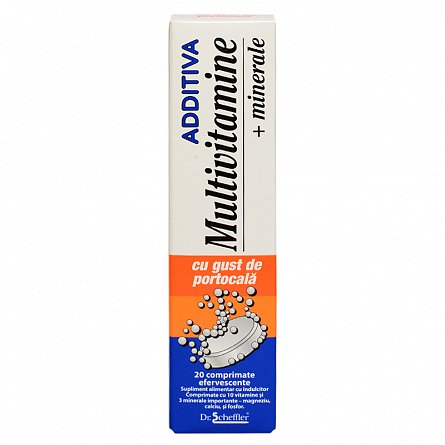 ADDITIVA M+M Orange x 20 comprimate efervescente