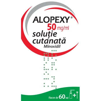 Alopexy 50 mg/ml solutie cutanata x 60ml