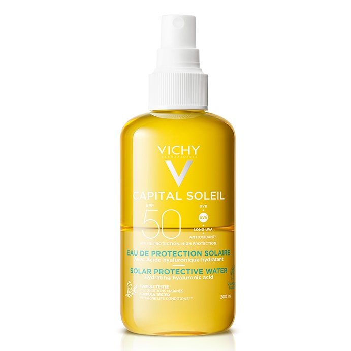VICHY Capital Soleil Hydrating Apa protectie solara SPF50 x 200ml