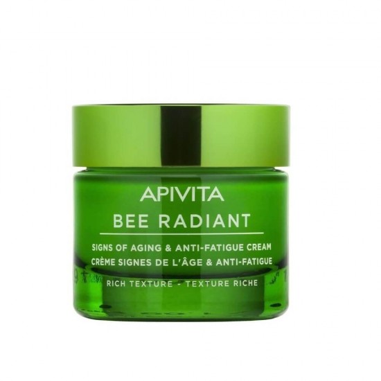 APIVITA Bee Radiant crema hidratanta cu textura bogata x 50ml