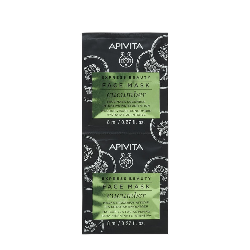 APIVITA Express Masca cu castravete pentru hidratare 2x8ml