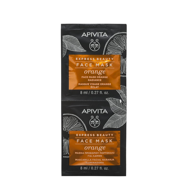 APIVITA Express Masca luminozitate portocale 2x8ml