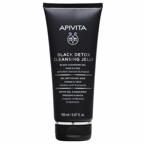 APIVITA Gel de curatare Black Detox cu carbune x 150ml