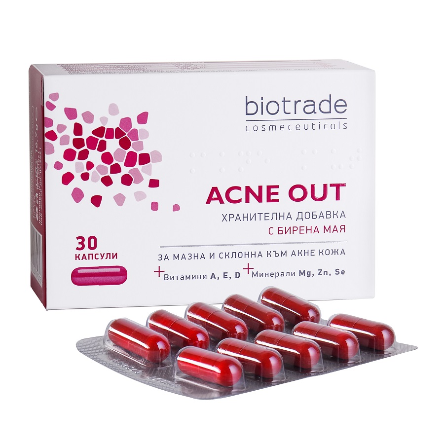 BIOTRADE Acne out Supliment alimentar x 30 capsule