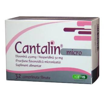 Cantalin Micro 450mg/50mg x 32 comprimate