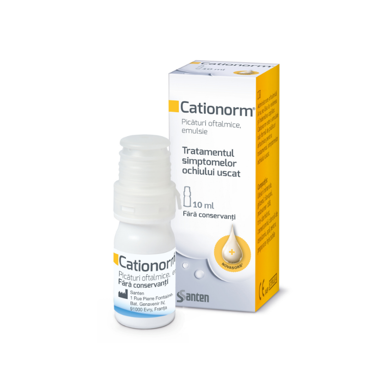 Cationorm emulsie oftalmica x 10ml