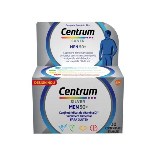 Centrum Silver 50+ barbati x 30 comprimate