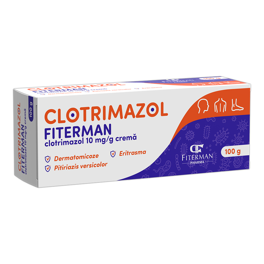 Clotrimazol 10mg/g crema 100g Fiterman