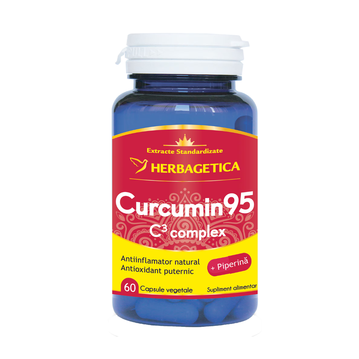 HERBAGETICA Curcumin C3 Complex x 60cps