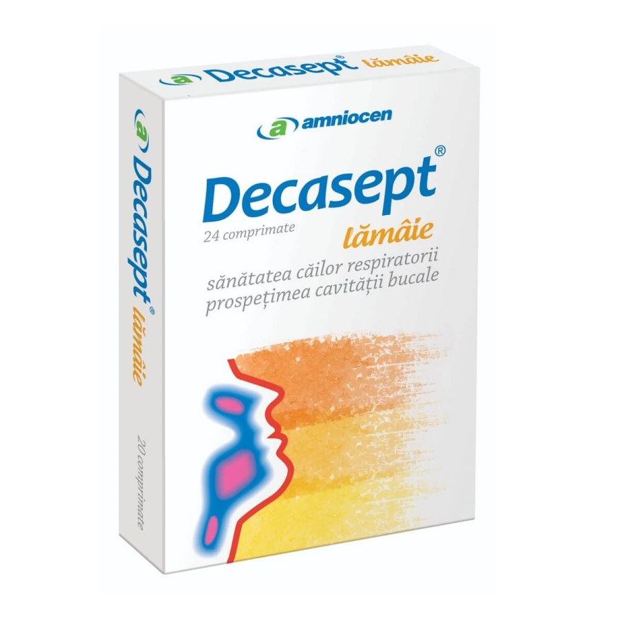 Decasept lamaie x 24 comprimate