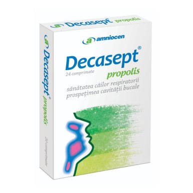 Decasept propolis x 24 comprimate