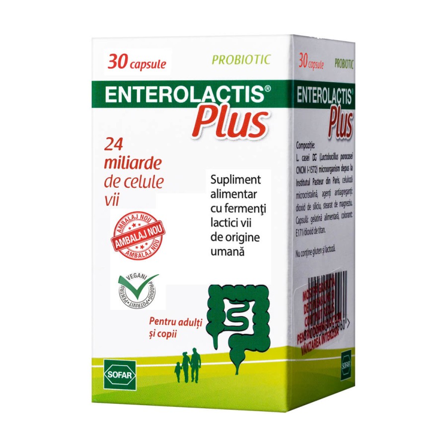 Enterolactis PLUS x 30 capsule