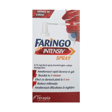 Faringo Intensiv spray 8,75mg/doza x 15ml