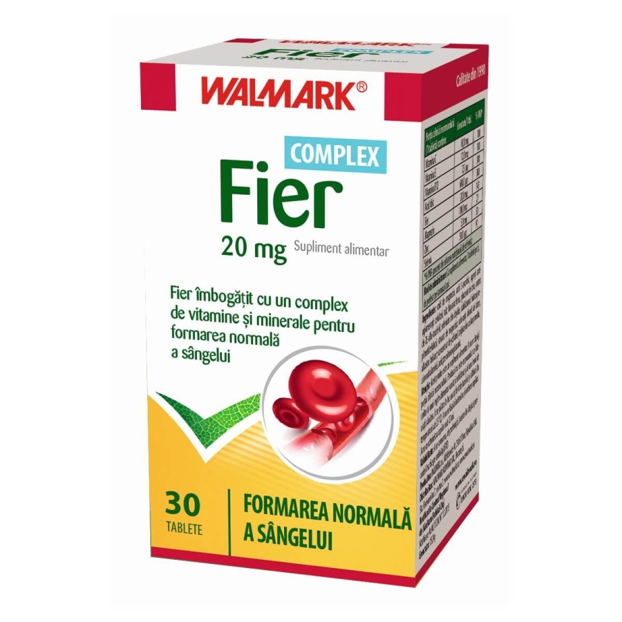 Fier Complex 20mg x 30 tablete