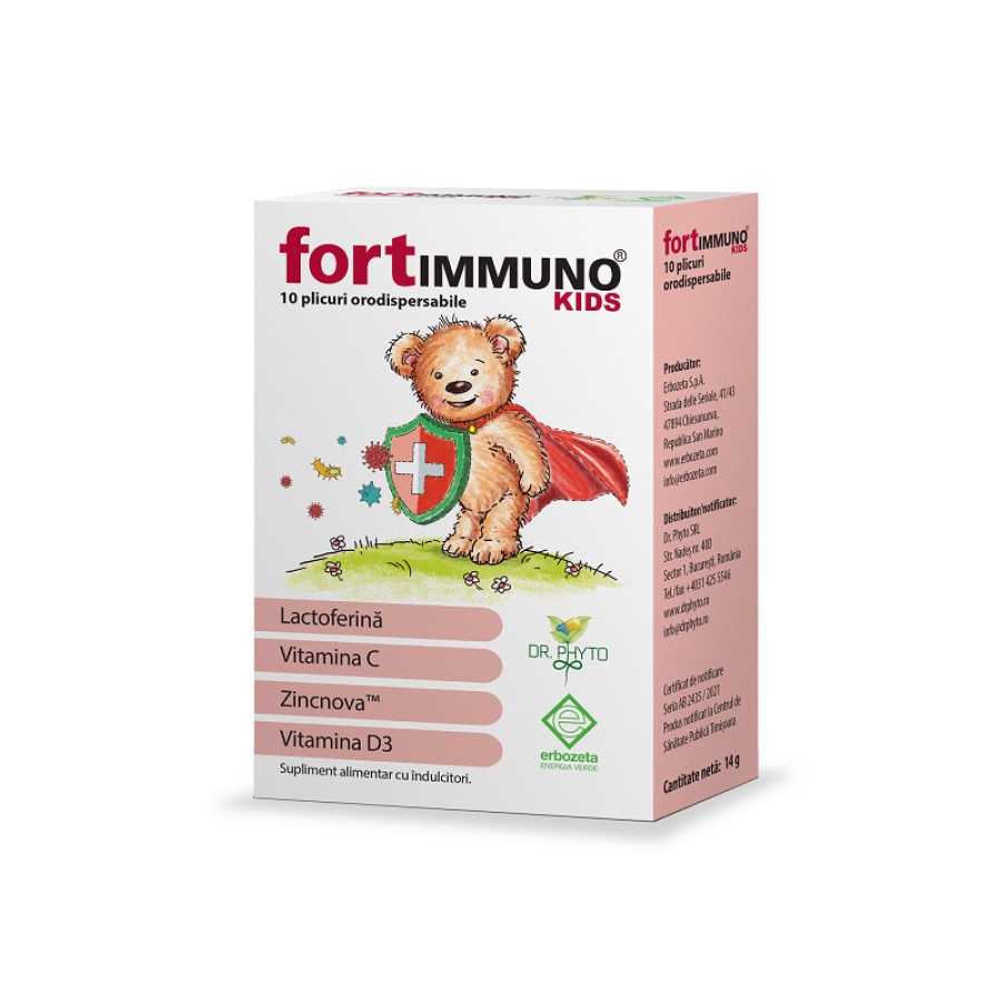 Fortimmuno Kids x 10 plicuri