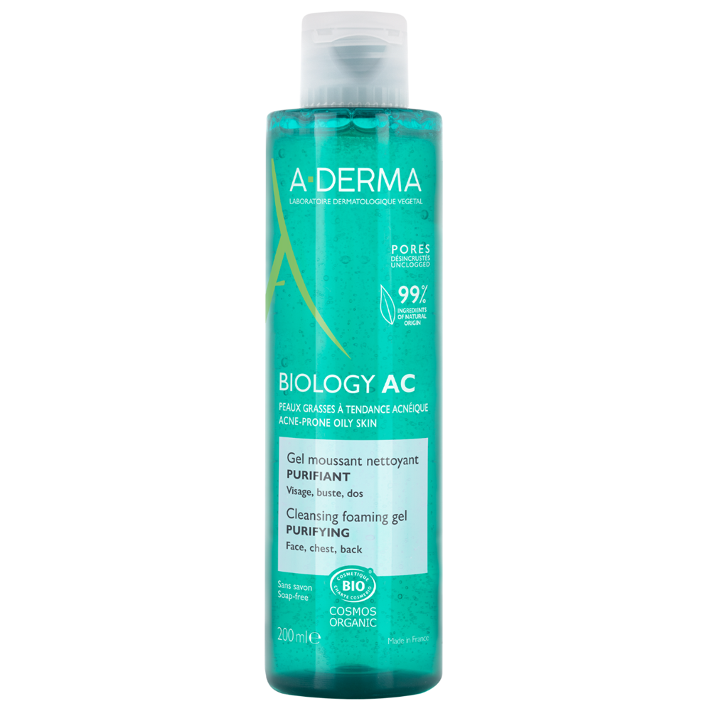 A-Derma Biology gel curatare spumant purificator x 200ml