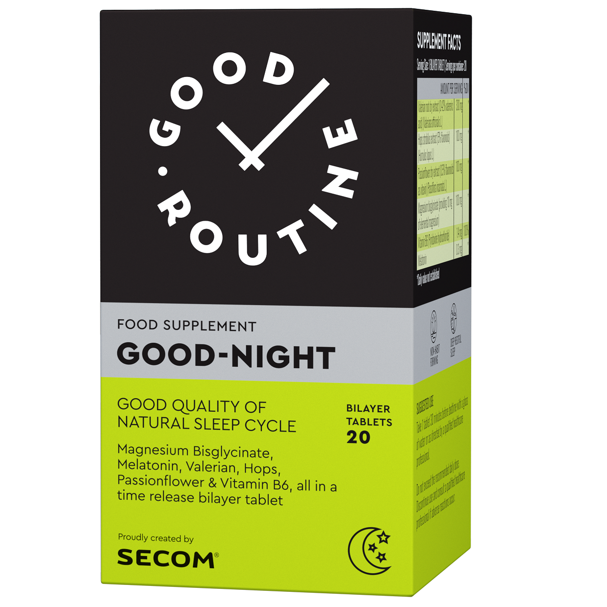 SECOM Good Night x 20cp Good Rutine