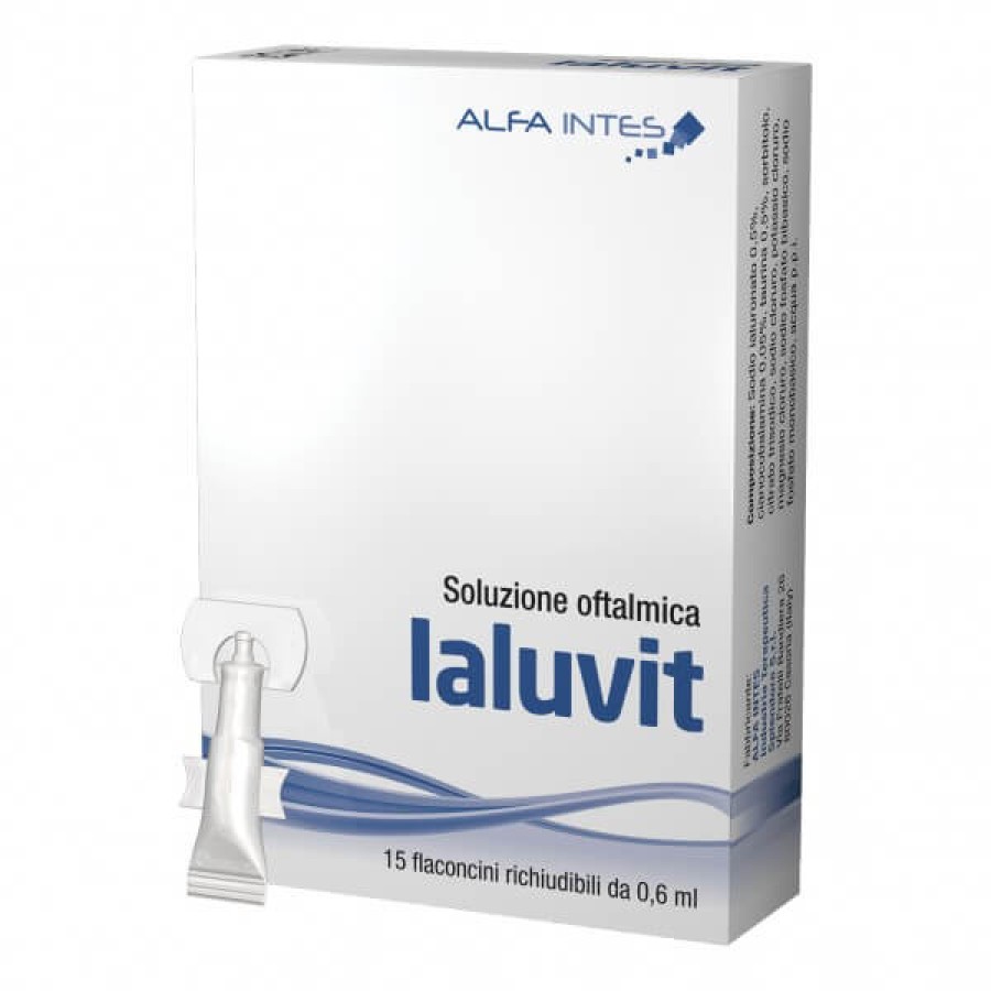 Ialuvit solutie oftalmica 0.6ml x 15 flacoane