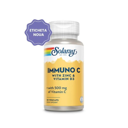 SECOM Immuno C plus Zinc + Vit D3 x 30 capsule vegetale