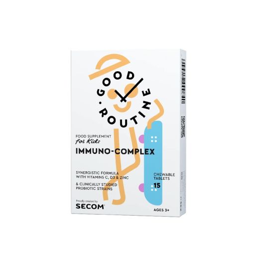 SECOM Immuno Complex for kids x 15 tablete masticabile (Good Routine)