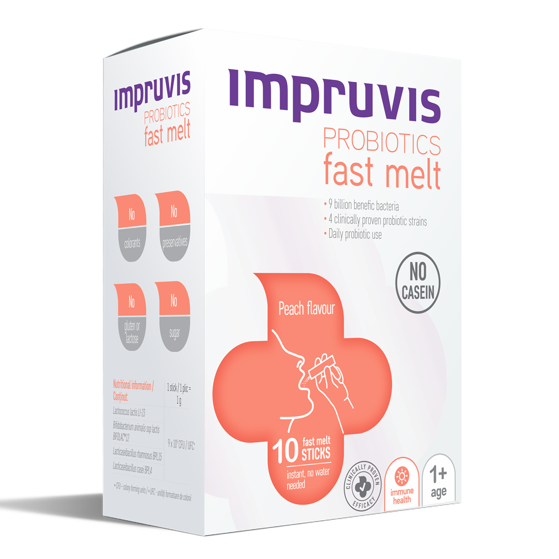 Impruvis probiotic fast melt x 10pl