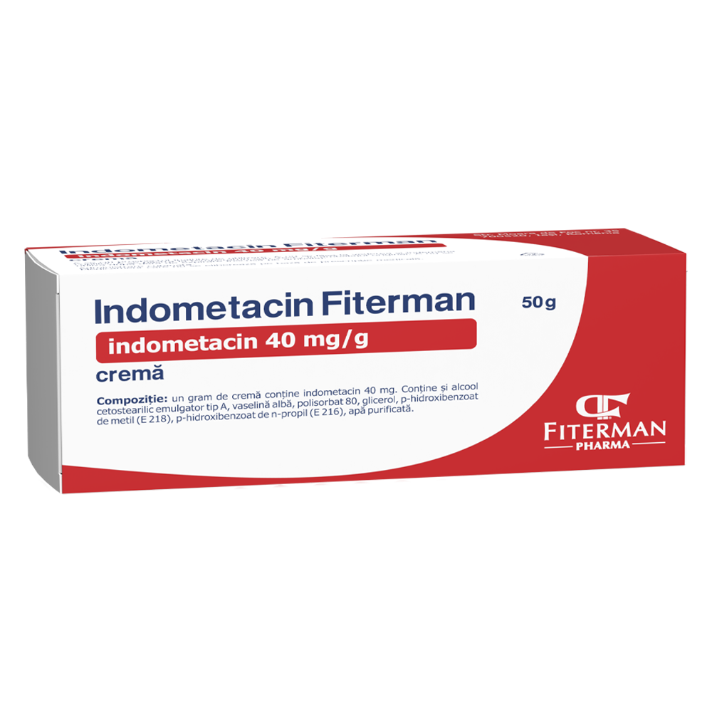 Indometacin Fiterman 40mg/g crema x 50g
