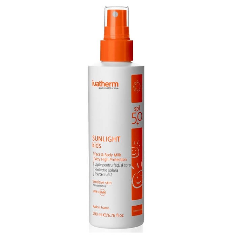 IVATHERM Sunlight lapte copii SPF50 x 200ml
