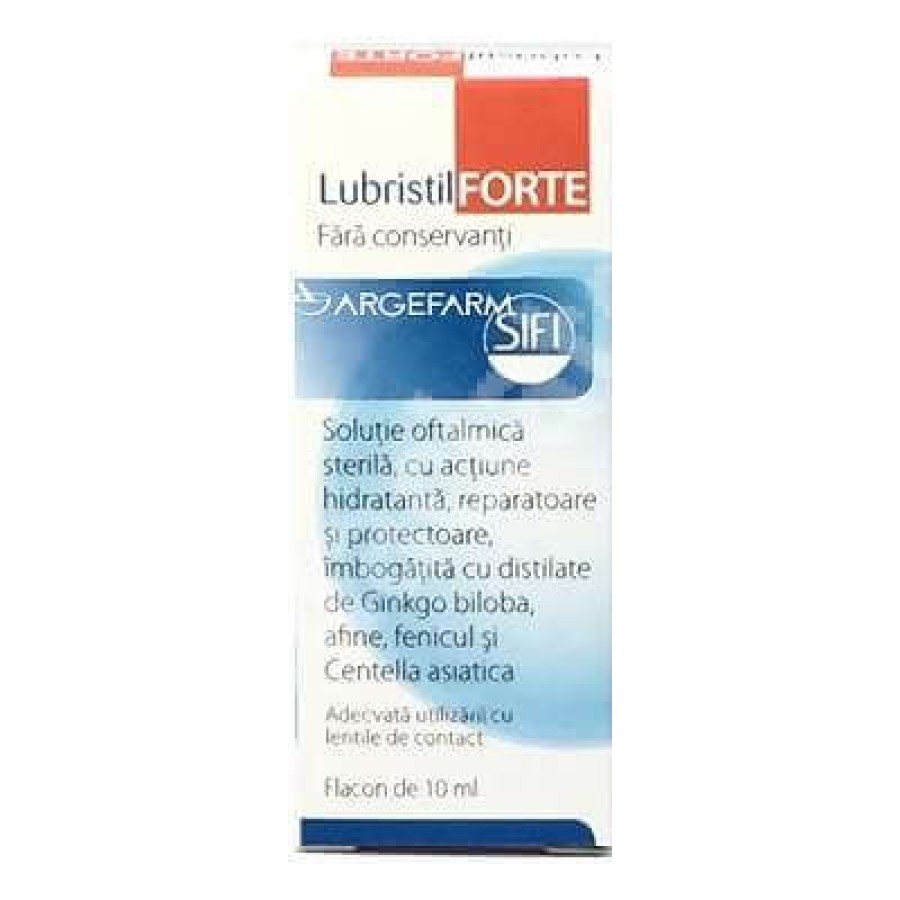 Lubristil forte picaturi oftalmice x 10ml