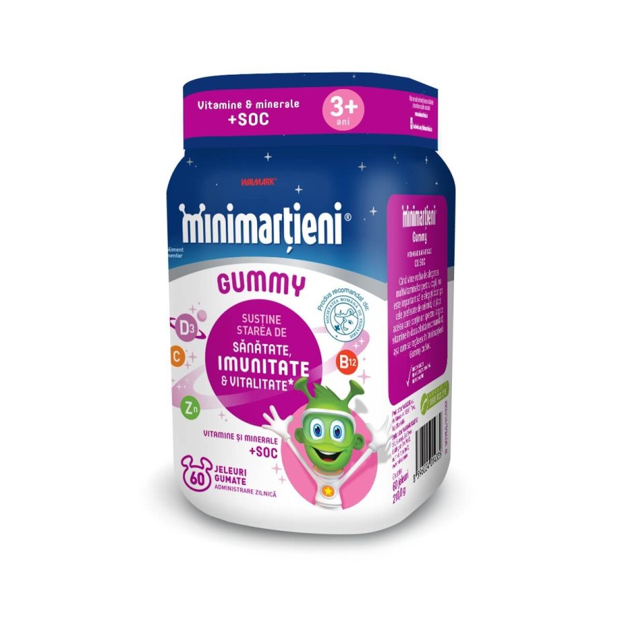 Minimartieni Gummy cu soc x 60 jeleuri