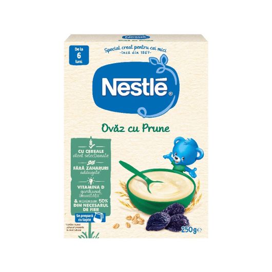 NESTLE Cereale ovaz + prune x 250g