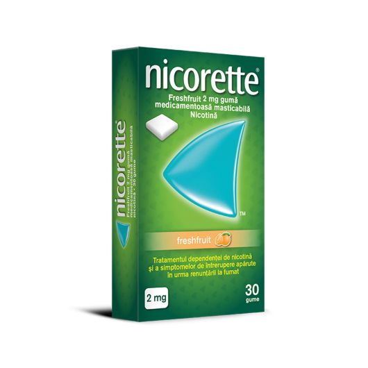 Nicorette FreshFruit 2mg x 30 gume medicinale