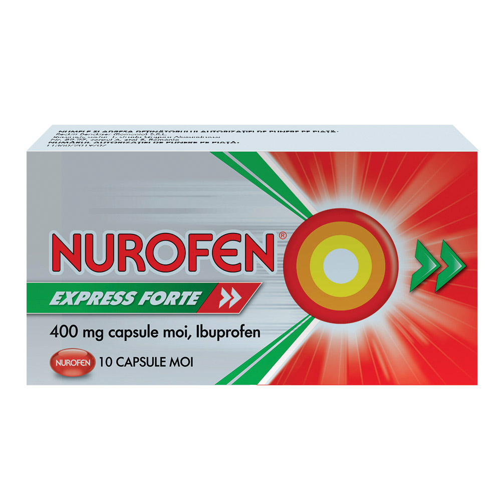 Nurofen Express Forte 400mg x 10 capsule
