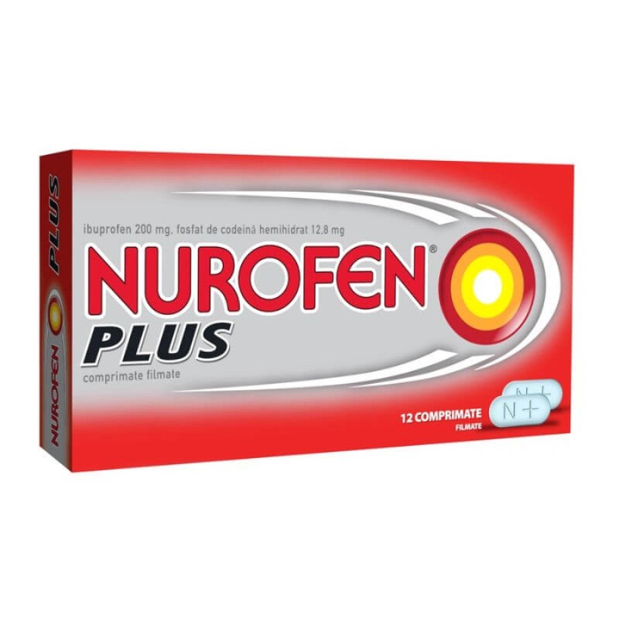 Nurofen Plus x 12 comprimate filmate
