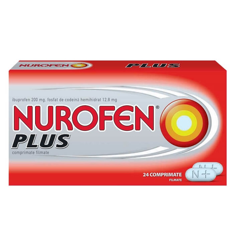 Nurofen Plus x 24 comprimate filmate