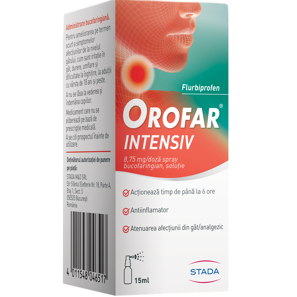 Orofar Intensiv 8.75mg/doza 15ml x 1fl