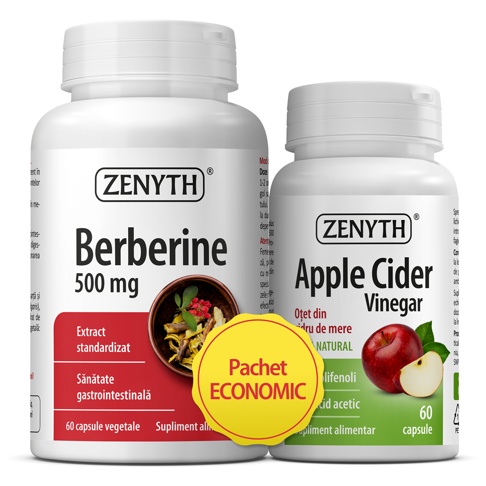 Berberine+apple cider x 60+60cps (Zenyth)