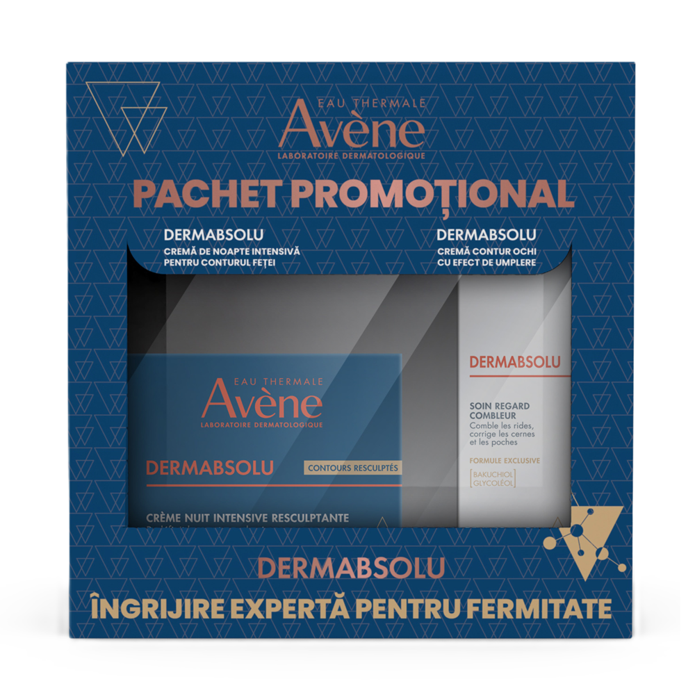 AVENE Dermabsolu crema noapte x 40ml+contur ochi x 15ml