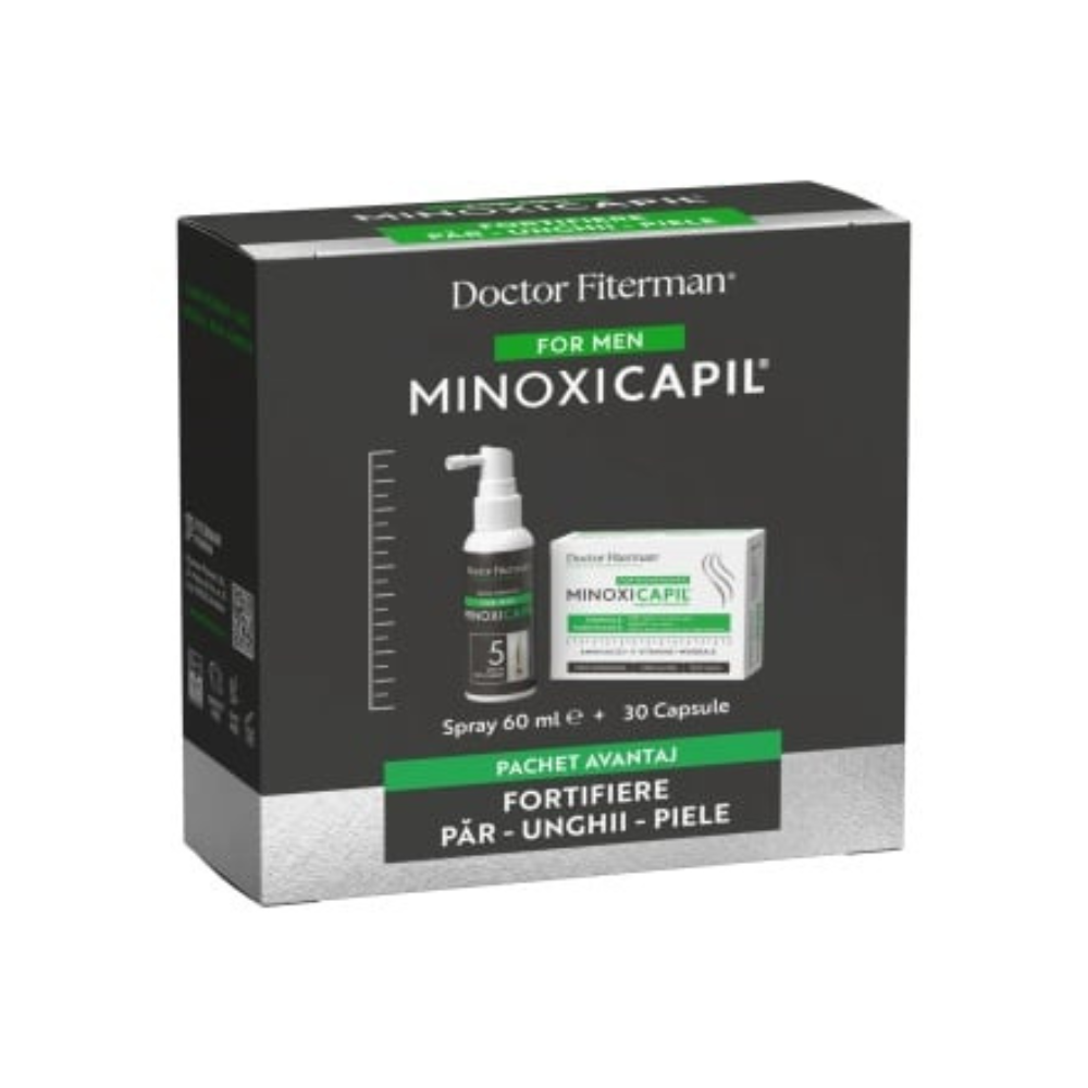 Minoxicapil Men Fortifiere piele-par-unghii pachet DF