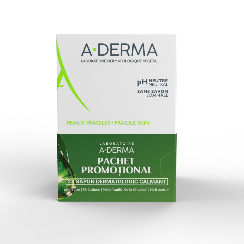 A-Derma Sapun dermatologic x 100g 1+1