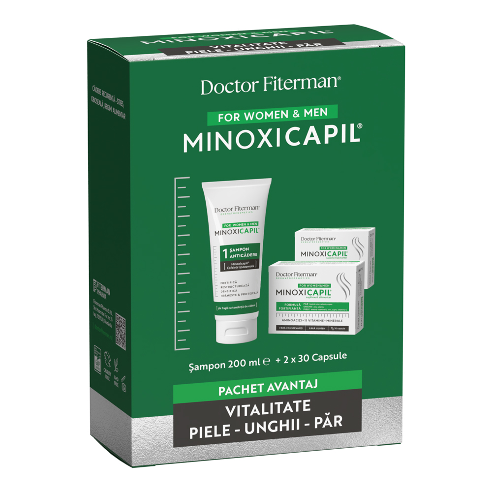 Minoxicapil Revitalizare par-piele-unghii pachet