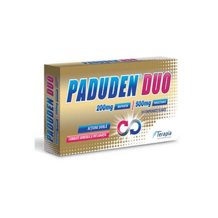 Paduden Duo 200mg/500mg x 10 comprimate filmate