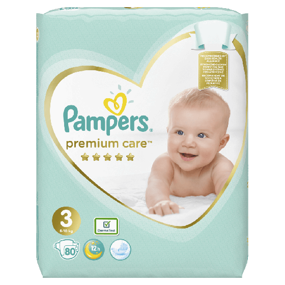 PAMPERS 3 Premium Care 6-10kg x 78buc