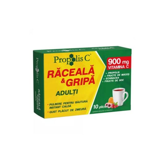 Propolis C raceala si gripa adulti x 10 plicuri