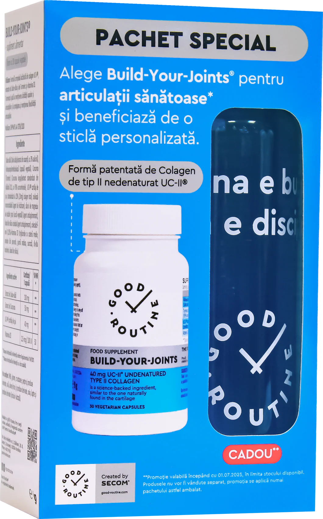 SECOM Build your joints x 30cp pachet special sticla CADOU