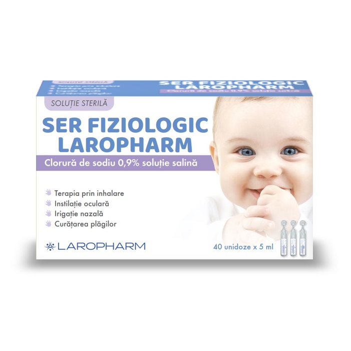 Ser fiziologic x 40 monodoze Laropharm