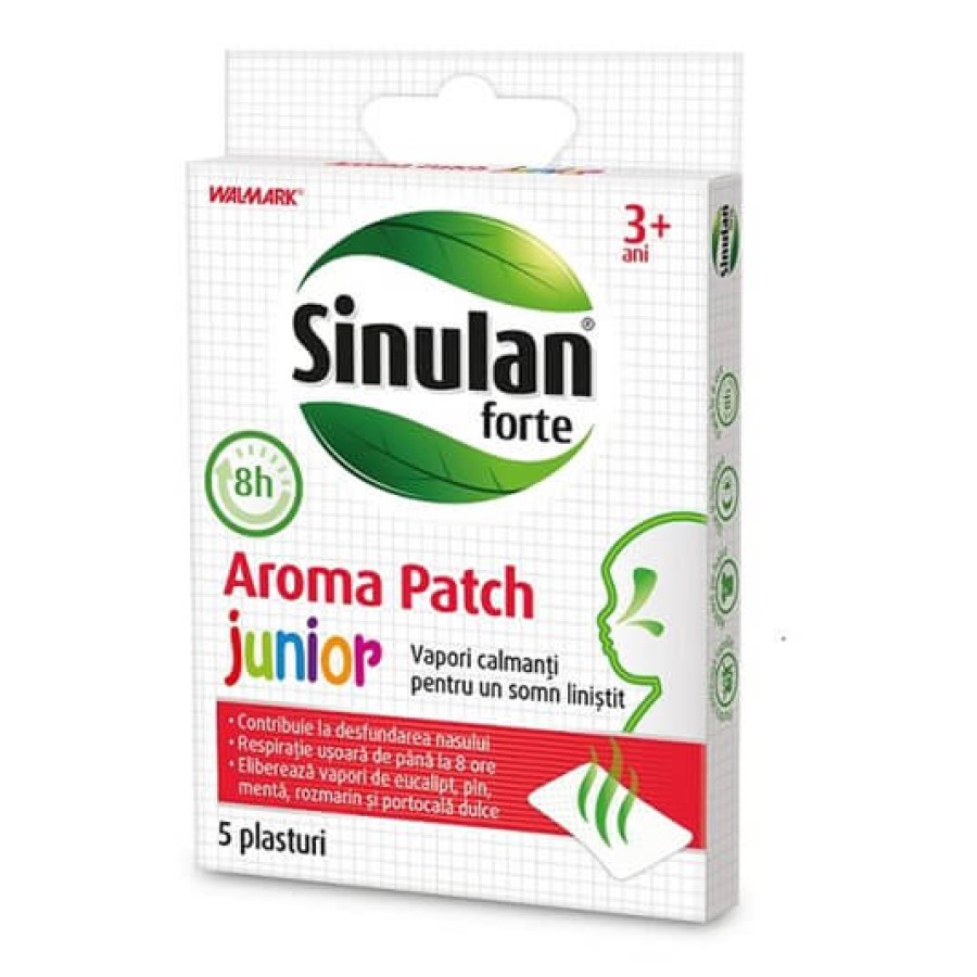 Sinulan forte aroma patch junior x 5 bucati