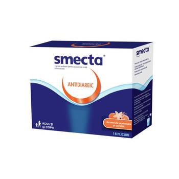 Smecta vanilie-portocala x 18 plicuri